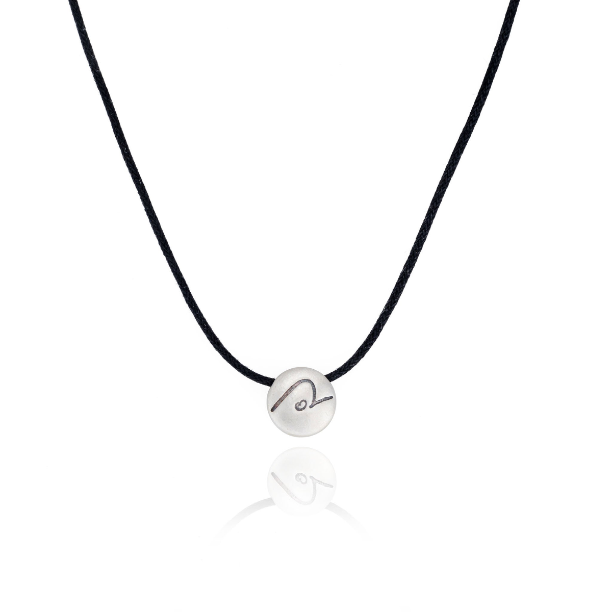 BE PURE - Black Cord with Sterling Silver Pendant