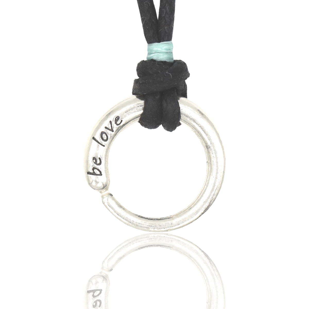 Men's BE LOVE - Ensō Sterling Silver Pendant