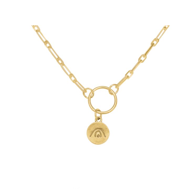 Be Creative - 18K Gold Plated Bold Link Necklace