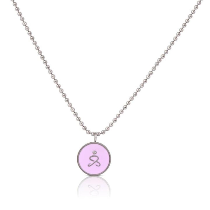 JUST BE - Necklace with Purple Pendant