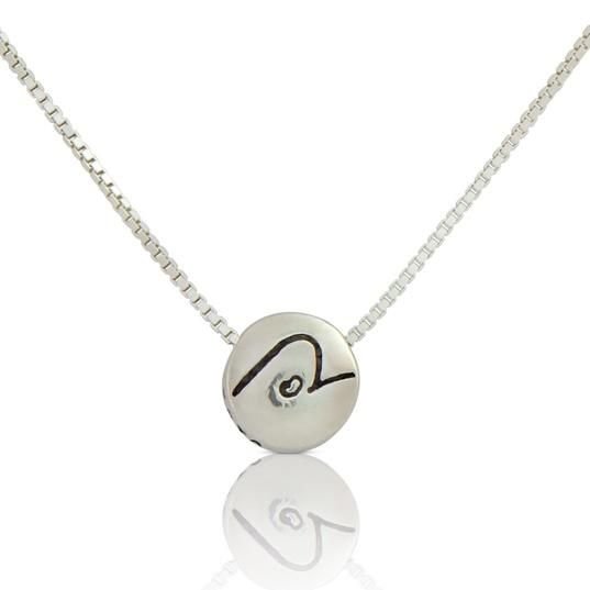 Be Pure - Sterling Silver Pendant Box Chain Necklace