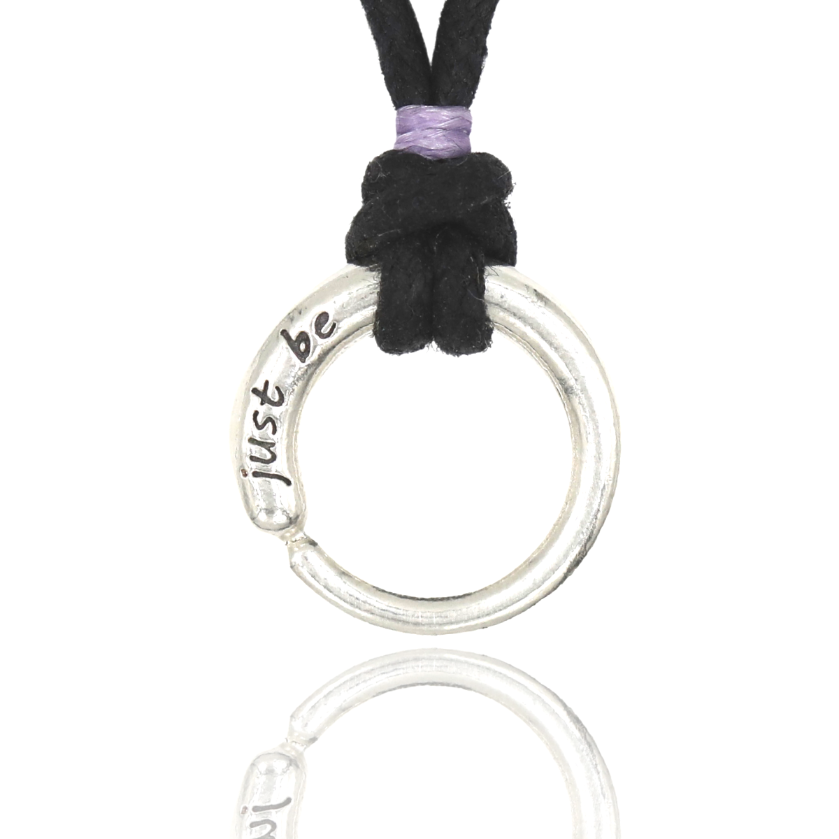 JUST BE - Ensō Sterling Silver Pendant