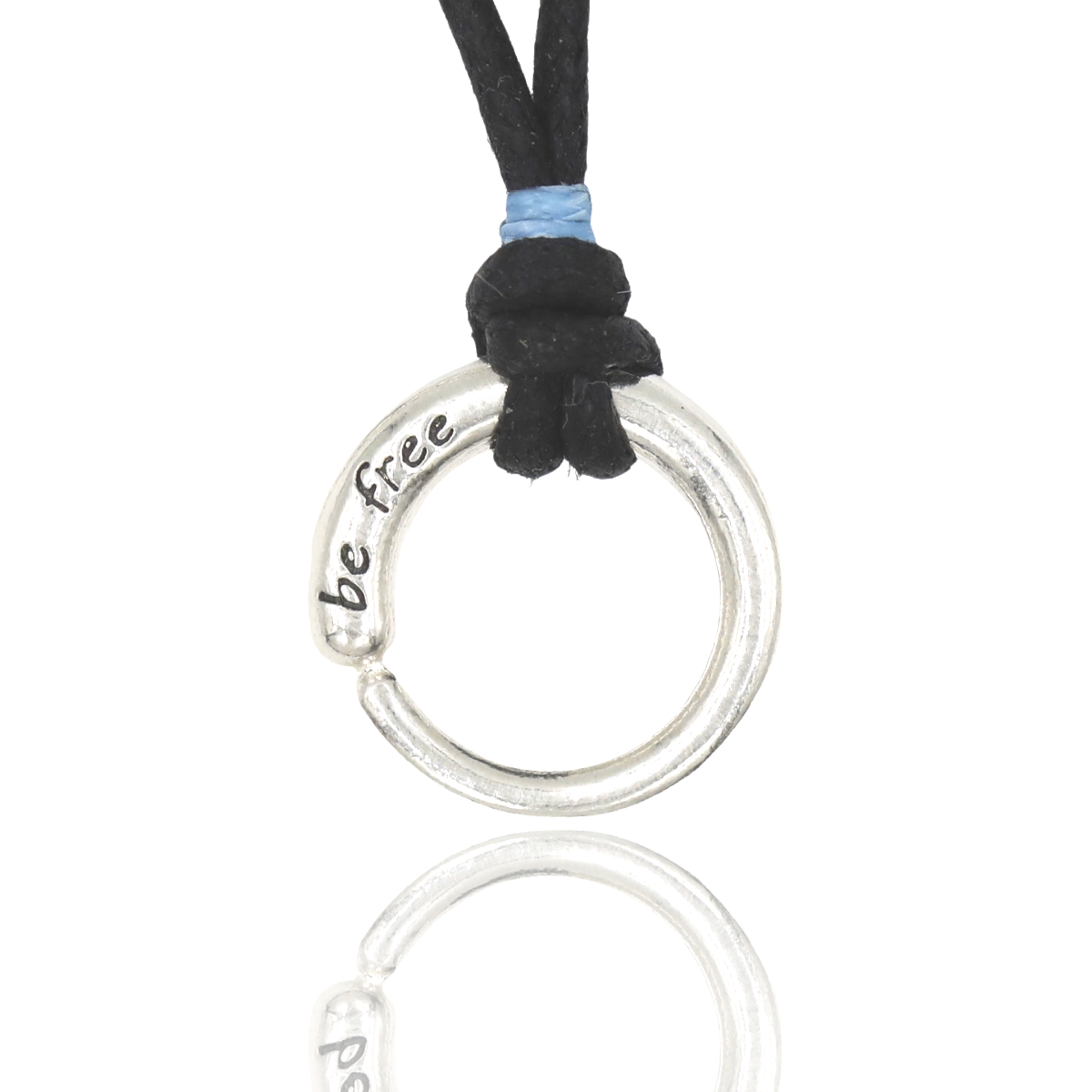 Men's BE FREE - Ensō Sterling Silver Pendant