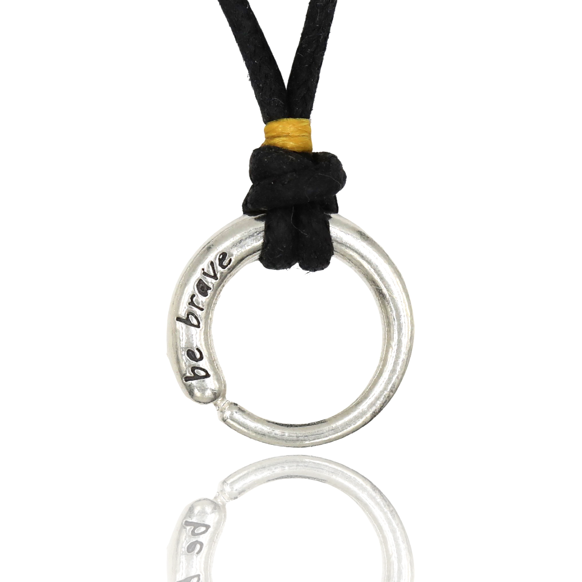 Be Brave - Ensō Sterling Silver Pendant