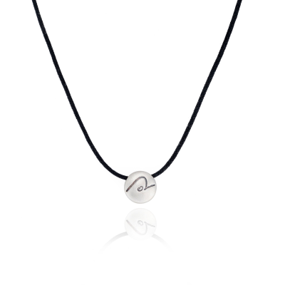 BE PURE - Black Cord with Sterling Silver Pendant