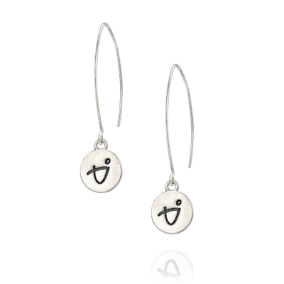 BE BRAVE -  Sterling Silver Earrings