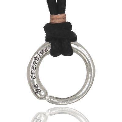 Be Creative - Ensō Sterling Silver Pendant