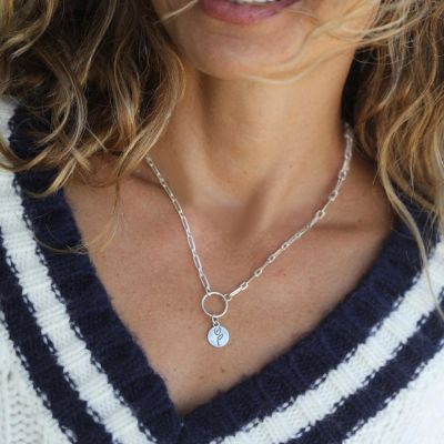 Be Strong - Sterling Silver Bold Link Necklace