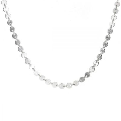 Dainty Spark Silver Necklace