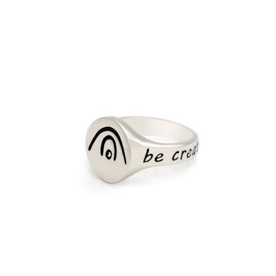 Prasarita Pose Ring (Sterling Silver) - BE CREATIVE - Sacral Chakra
