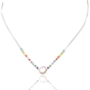 Magic Pearl and Colorful beads Necklace