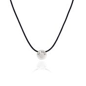 Men's BE PURE - Black Cord with Sterling Silver Pendant
