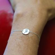 Be strong bracelet in sterling silver