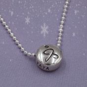 Just Be - Sterling Silver Pendant Ball Chain Necklace