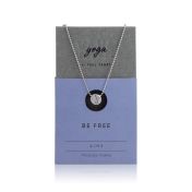 Be Free  - Sterling Silver Pendant Ball Chain Necklace