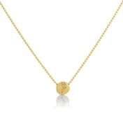 Be Strong - 14K Gold Vermeil Pendant Ball Chain Necklace