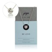 Be Love - Sterling Silver Pendant Box Chain Necklace