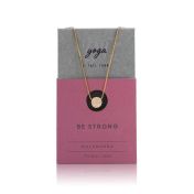 Be Strong with a Diamond 14K Gold Vermeil Necklace 