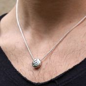 MEN'S JUST BE - Sterling Silver Necklace
