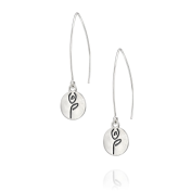 BE STRONG -  Sterling Silver Earrings