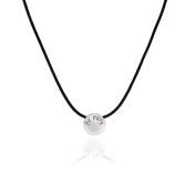 BE PURE - Black Cord with Sterling Silver Pendant