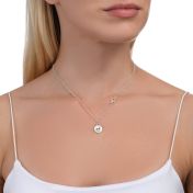 BE BRAVE - Sterling Silver Necklace with yellow Crystal