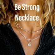 Be Strong - Sterling Silver Bold Link Necklace