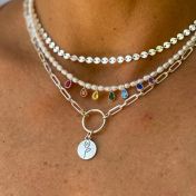 Be Strong - Sterling Silver Bold Link Necklace