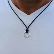 Men's JUST BE - Ensō Sterling Silver Pendant