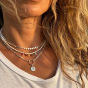 Be Strong - Sterling Silver Bold Link Necklace