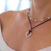BE BRAVE - Ensō Sterling Silver Pendant