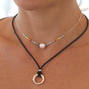 BE LOVE - Ensō Sterling Silver Pendant