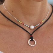 Be Strong - Ensō Sterling Silver Pendant