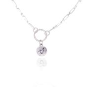 Be Brave - Yoga Pose & Mantra Sterling Silver Bold Link Necklace