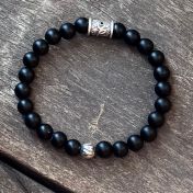 Be Strong Black Onyx Men Bracelet