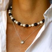 Be Strong - Sterling Silver Pendant Ball Chain Necklace