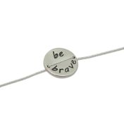 BE BRAVE bracelet in Sterling Silver