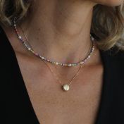 Be Strong with a Diamond 14K Gold Vermeil Necklace 