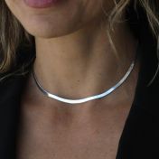 Herringbone Sterling Silver necklace