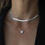 Herringbone Sterling Silver necklace