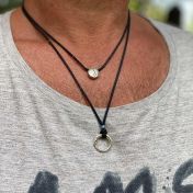Men's BE FREE - Ensō Sterling Silver Pendant