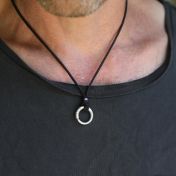 Men's JUST BE - Ensō Sterling Silver Pendant