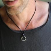 Men's JUST BE - Ensō Sterling Silver Pendant
