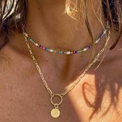 Be Strong - 18K Gold Plated Bold Link Necklace