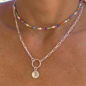 Be Strong - Sterling Silver Bold Link Necklace