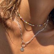 Be Strong - Sterling Silver Bold Link Necklace