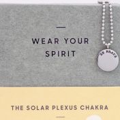 BE BRAVE - Necklace with Yellow Pendant