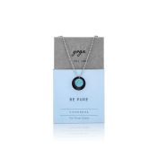 BE PURE - Necklace with Light Blue Pendant