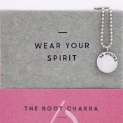 BE STRONG - Necklace with Red Pendant