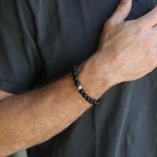 Be Strong Black Onyx Men Bracelet